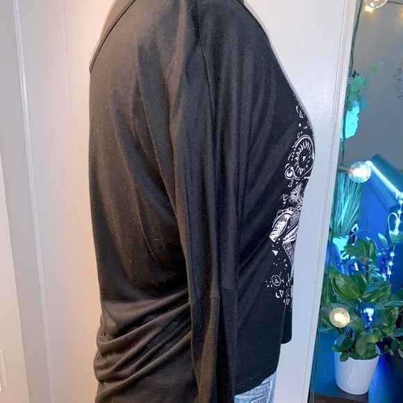 Charlotte Russe Astrology Black Long Sleeve - Picture 11 of 16